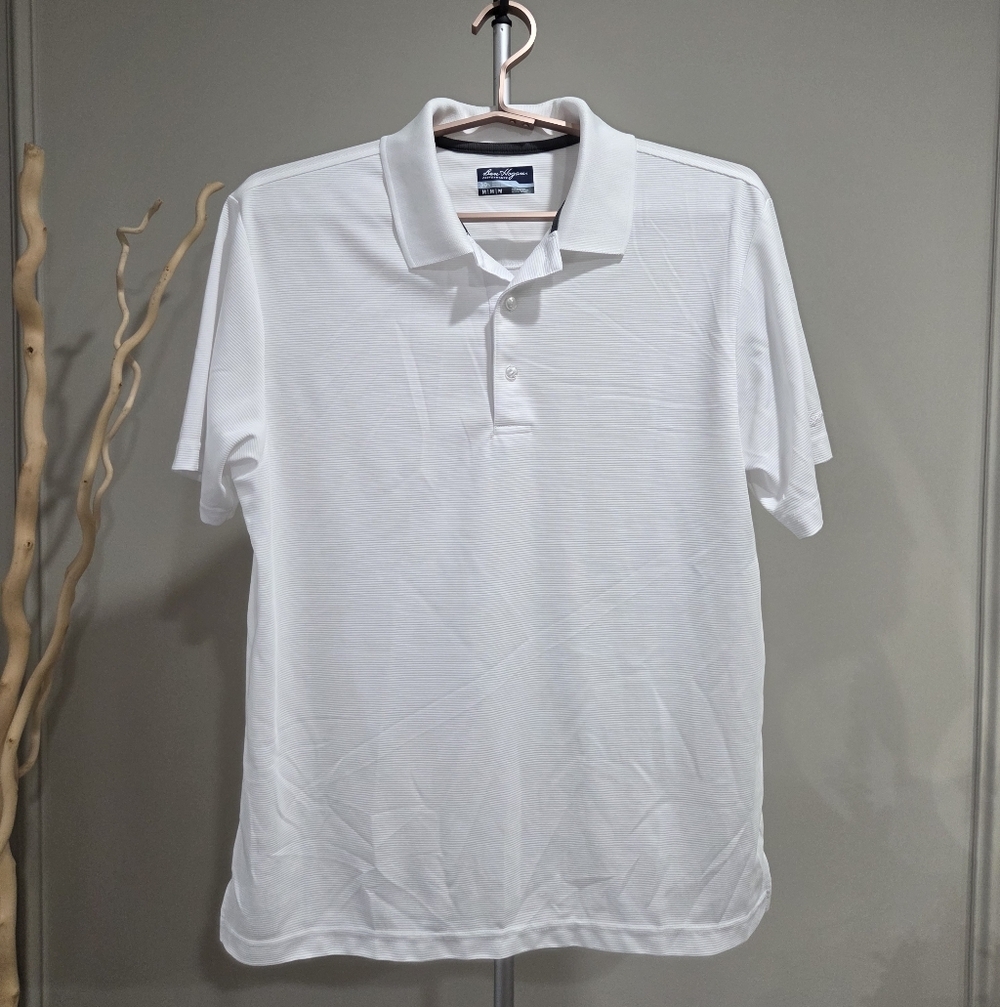 New Without Tag Ben Hogan Men's White Polo Shirt Sz.M